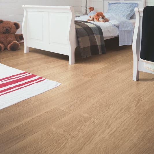 Eligna Oak Laminate Light Grey Varnished Oak